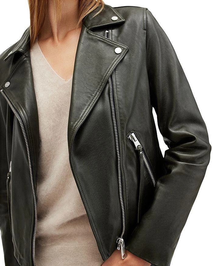 ALL SAINTS Dalby Leather Biker Jacket 5