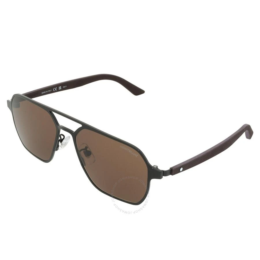 MontBlanc Brown Navigator Men's Sunglasses MB0360S 002 56 3