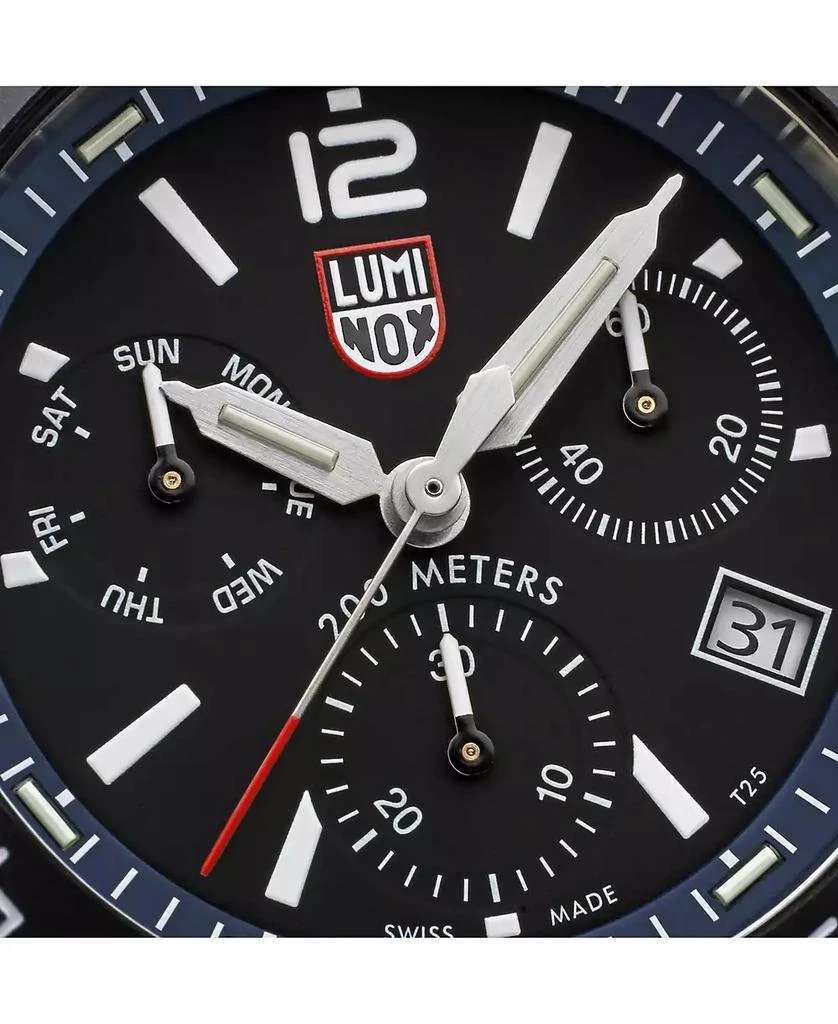 Luminox Men's Swiss Chronograph Pacific Diver Blue Rubber Strap Watch 44mm 2