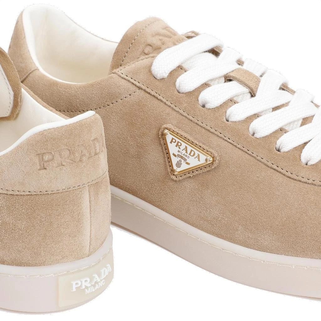 Prada Prada Triangle-Logo Lace-Up Sneakers 4