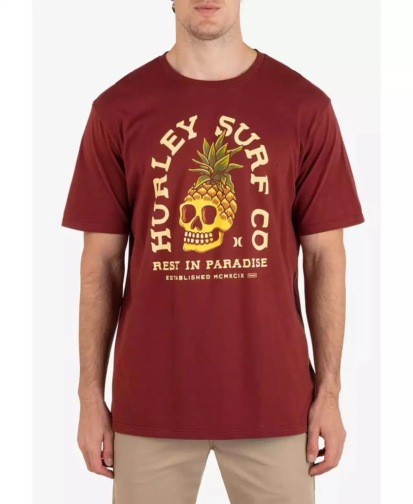 Hurley Men's Everyday Pineapple Skull Short Sleeve T-shirt 1