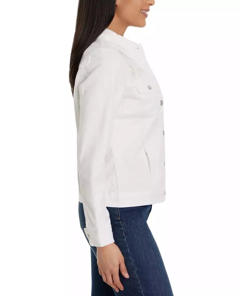 Gloria Vanderbilt Women's Amanda Embroidered Denim Jacket 2