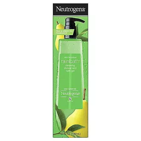 Neutrogena Neutrogena Rainbath Renewing Shower and Bath Gel, Pear & Green Tea, 40 fl. oz. 1