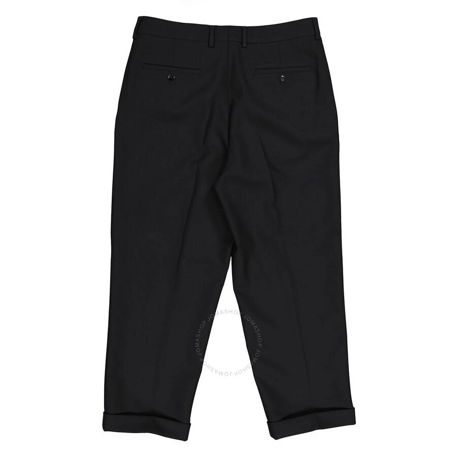 AMI Men's Noir Carott Fit Trousers 2