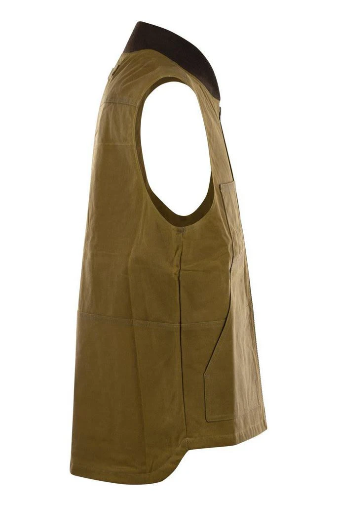 Filson Filson Waxed Cotton Vest - Tincloth 3