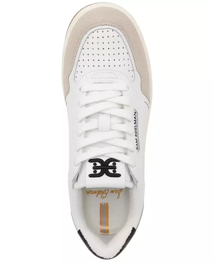Sam Edelman Women's Harper Lace-Up Low-Top Court Sneakers 4