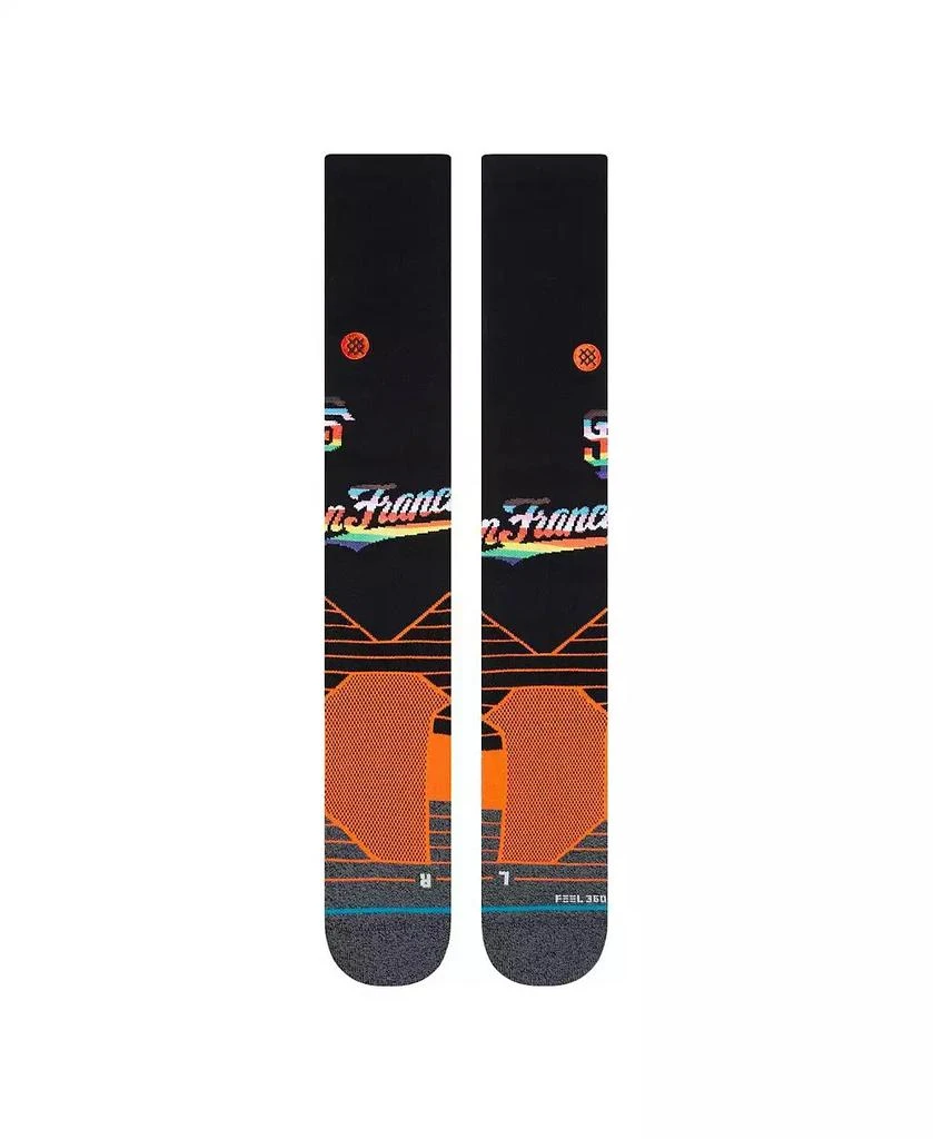 Stance Men's Black, Orange San Francisco Giants Pride Diamond Pro Over the Calf Socks 2