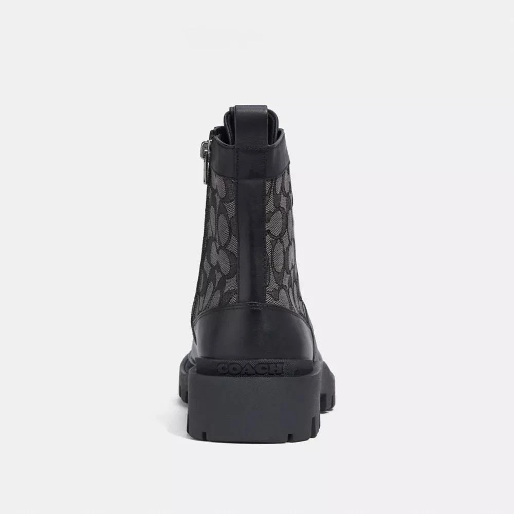 Coach Citysole Lace Up Boot In Signature Jacquard 3