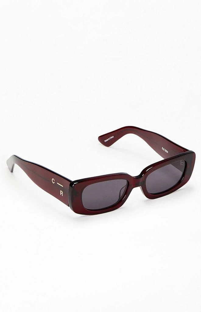 Colour Range Burgundy Y2K Sunglasses 1
