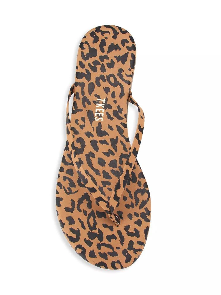 Tkees Studio Exotic Cheetah-Print Flip Flops 5