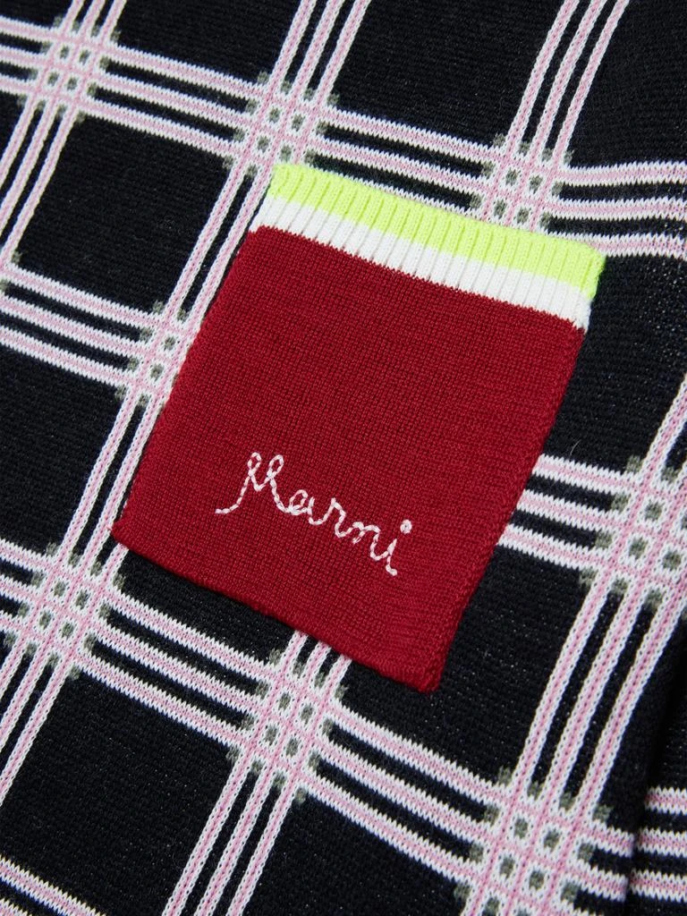 Marni MARNI Girls Sweater Dress in Black 5