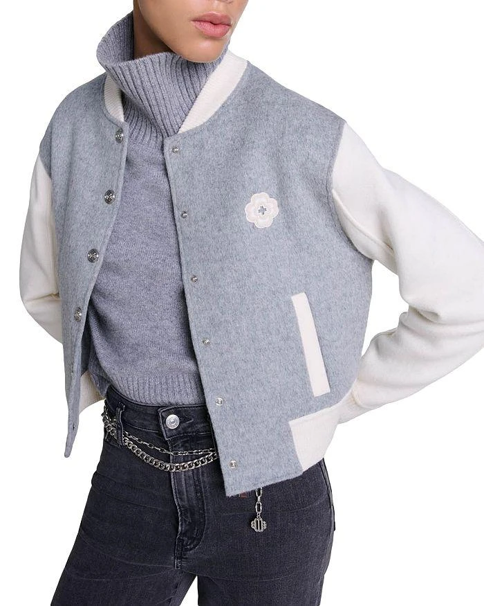 Maje Mybomberis Varsity Cardigan 8