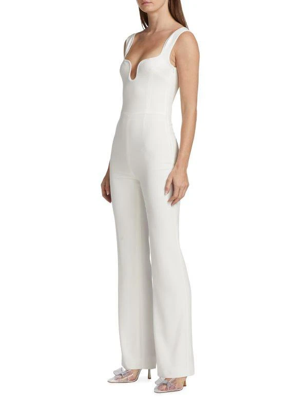 Galvan Barcelona Sleeveless Flared Jumpsuit 3