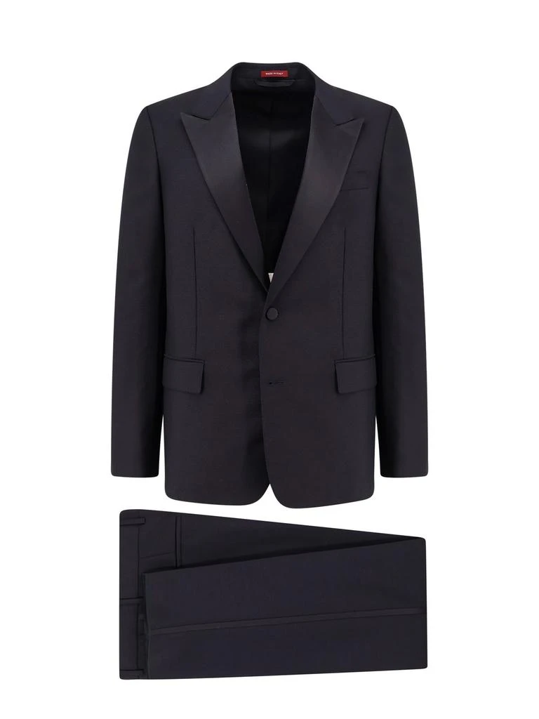 Gucci Gucci Two Piece Tailored Tuxedo Suit 1