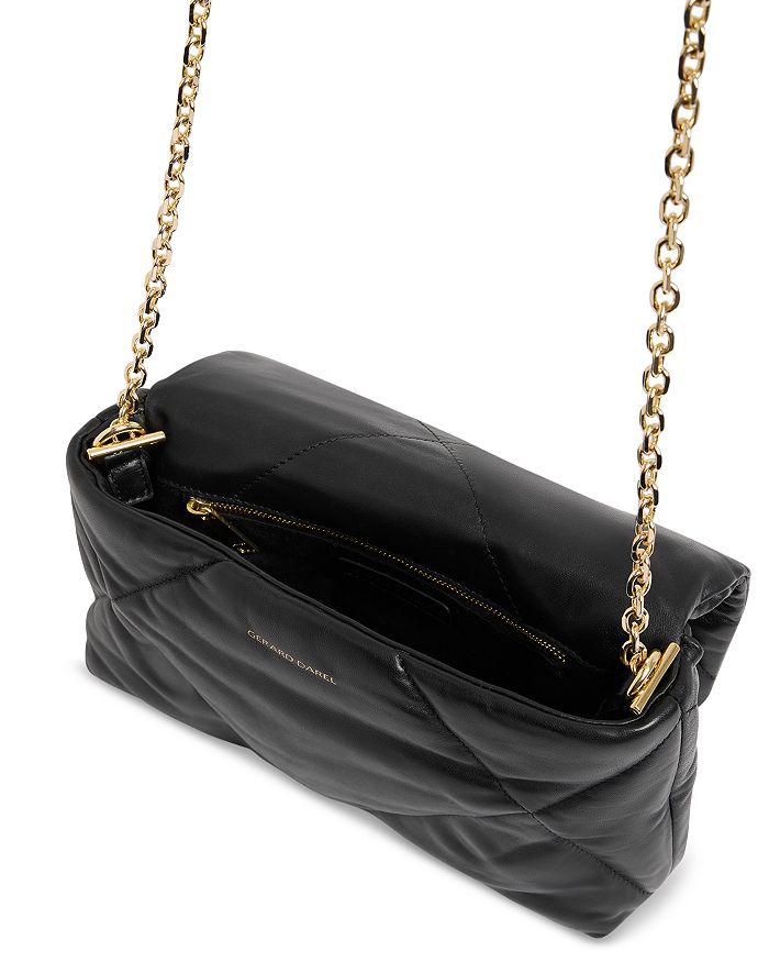 Gerard Darel Fanny Black Leather Crossbody Bag