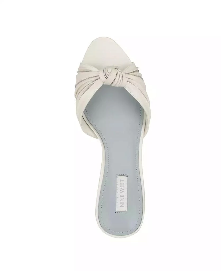 Nine West Women's Laike Bridal Kitten Heel Dress Sandals 4