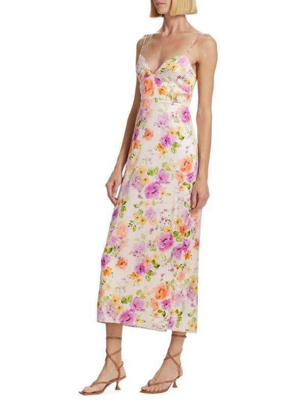 Favorite Daughter Rosemary Floral Midi Slip Dress 3