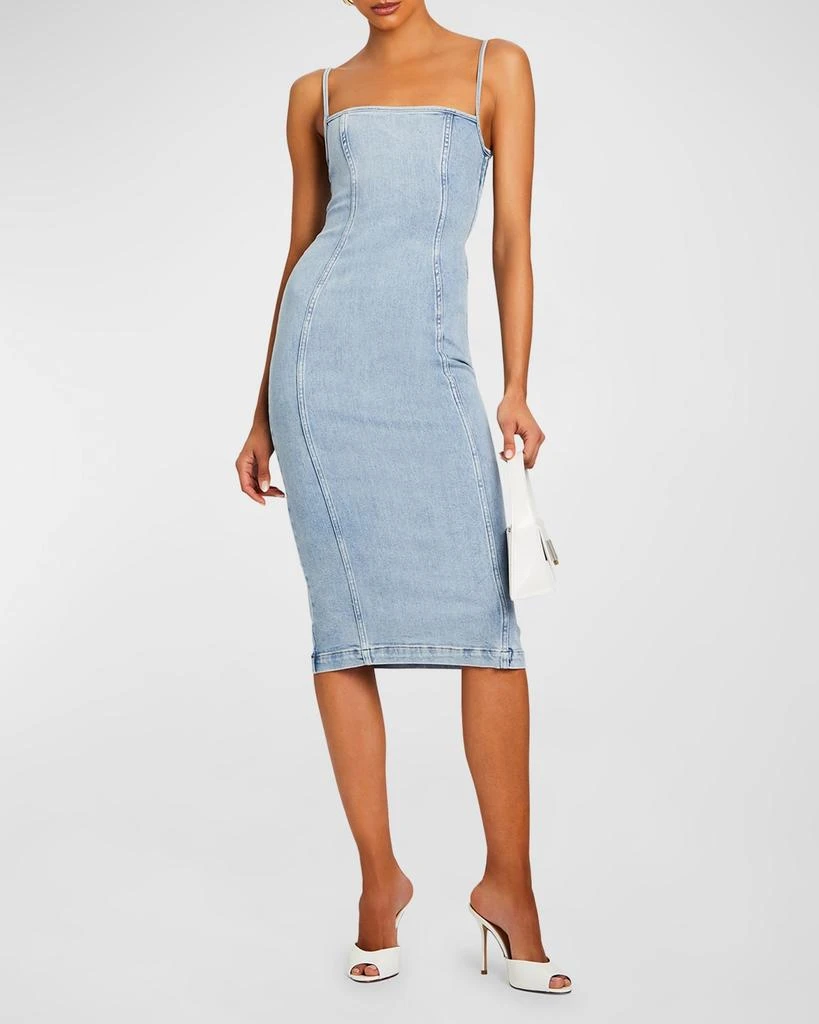 SER.O.YA Fran Denim Midi Dress 1