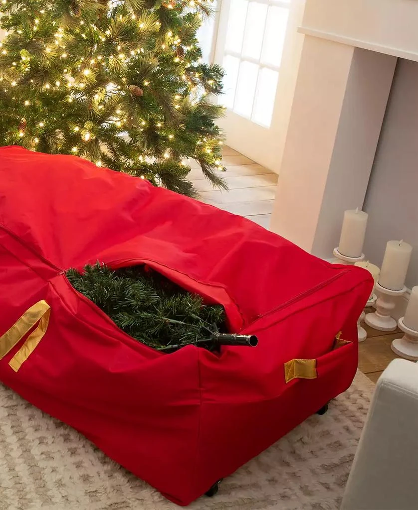 Simplify The Holiday Collection Holiday Storage Tote Wheeled Base 2