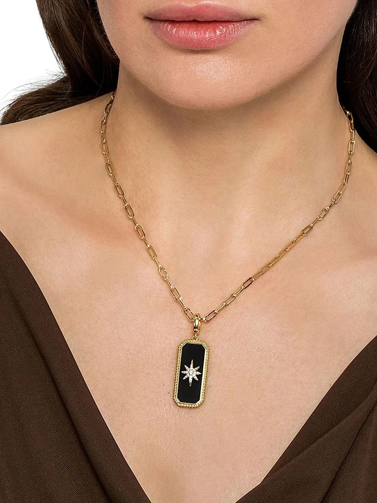 Gabriel
Co Bujukan 14K Yellow Gold, Freshwater Pearl, Black Onyx
0.13 TCW Diamond Pendant 2