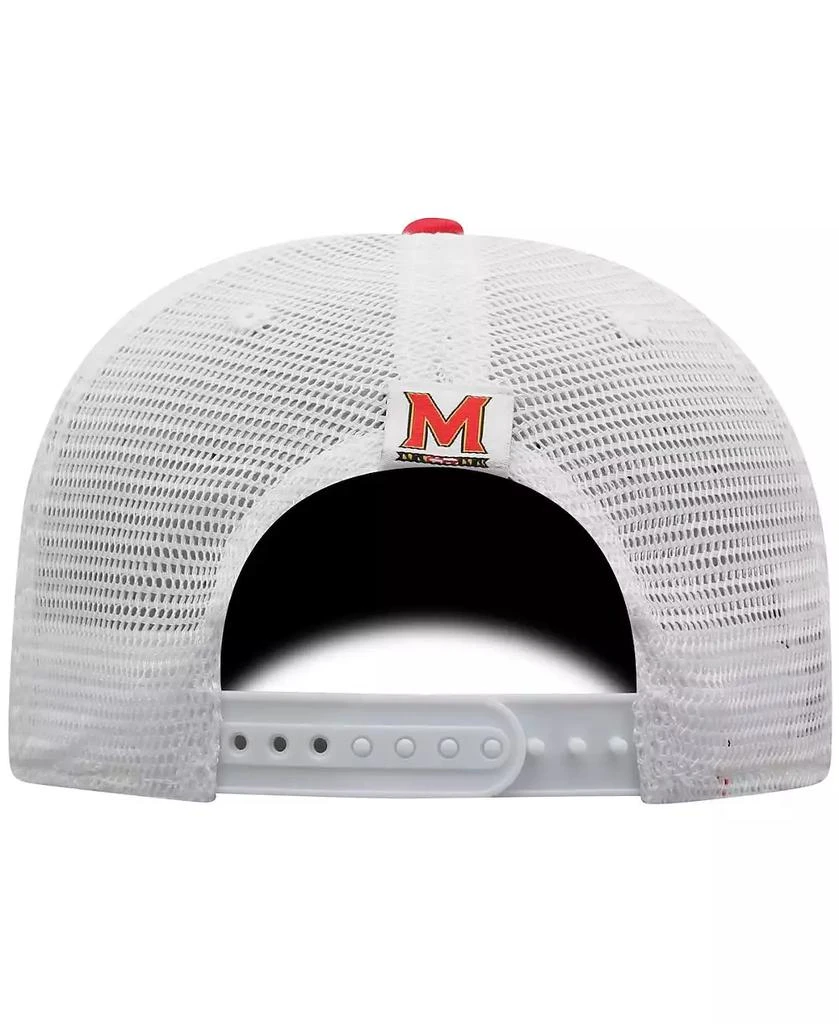 Top of the World Men's Red, White Maryland Terrapins Trucker Snapback Hat 5