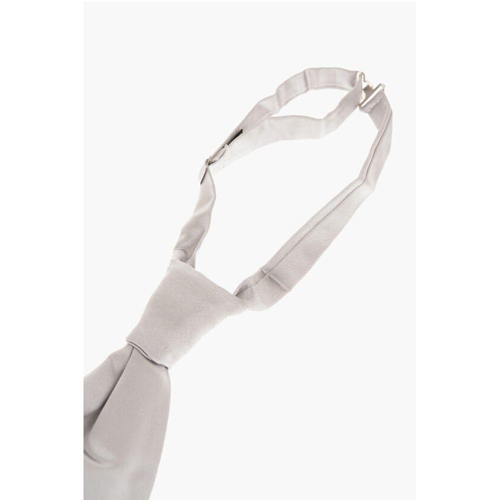 Corneliani Solid Color Silk Ascot Ceremony Men's Tie