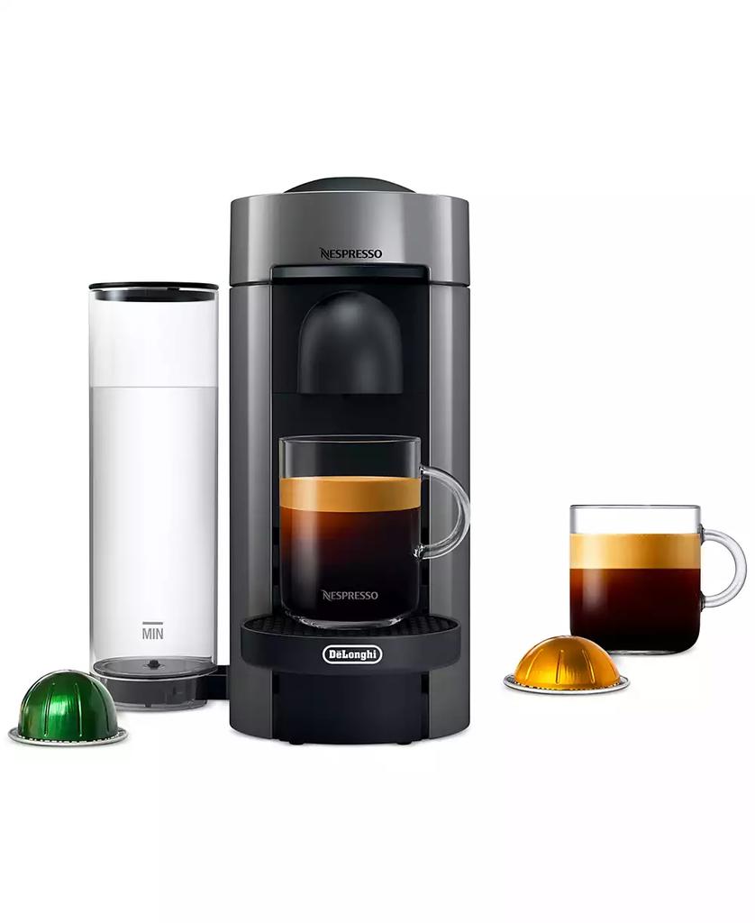 Nespresso Vertuo Plus Coffee and Espresso Machine by De'Longhi, Gray