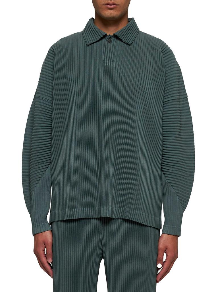 Homme Plissé Issey Miyake Homme Plissé Issey Miyake MC October Pleated Polo Shirt