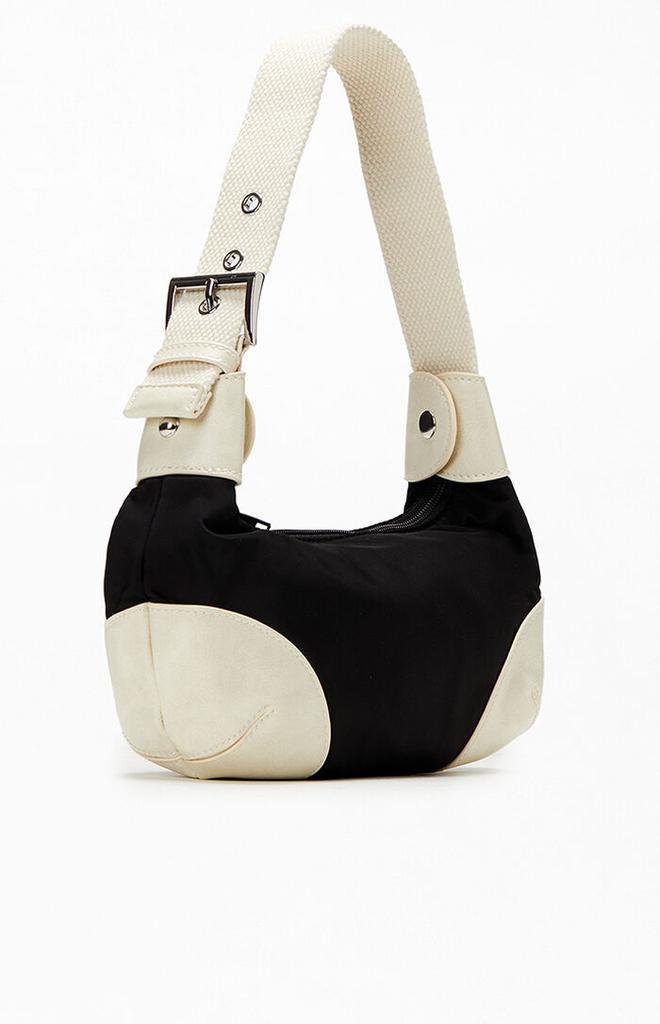 Black and white shoulder bag online