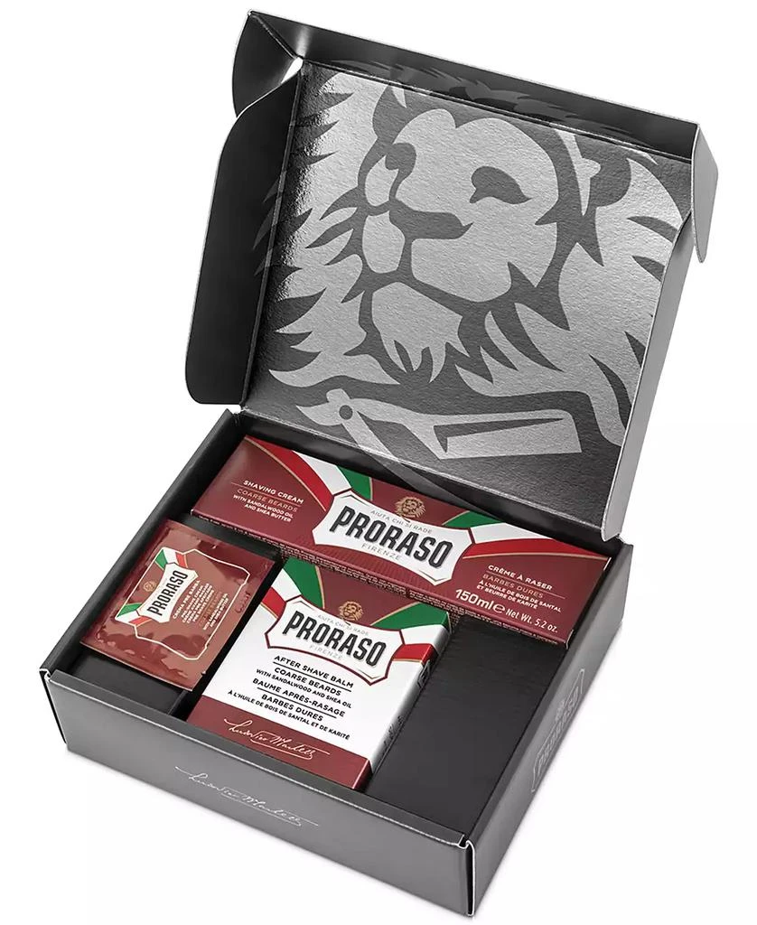Proraso 2-Pc. Classic Shaving Cream & After Shave Balm Set - Nourishing Formula For Coarse Beards 3