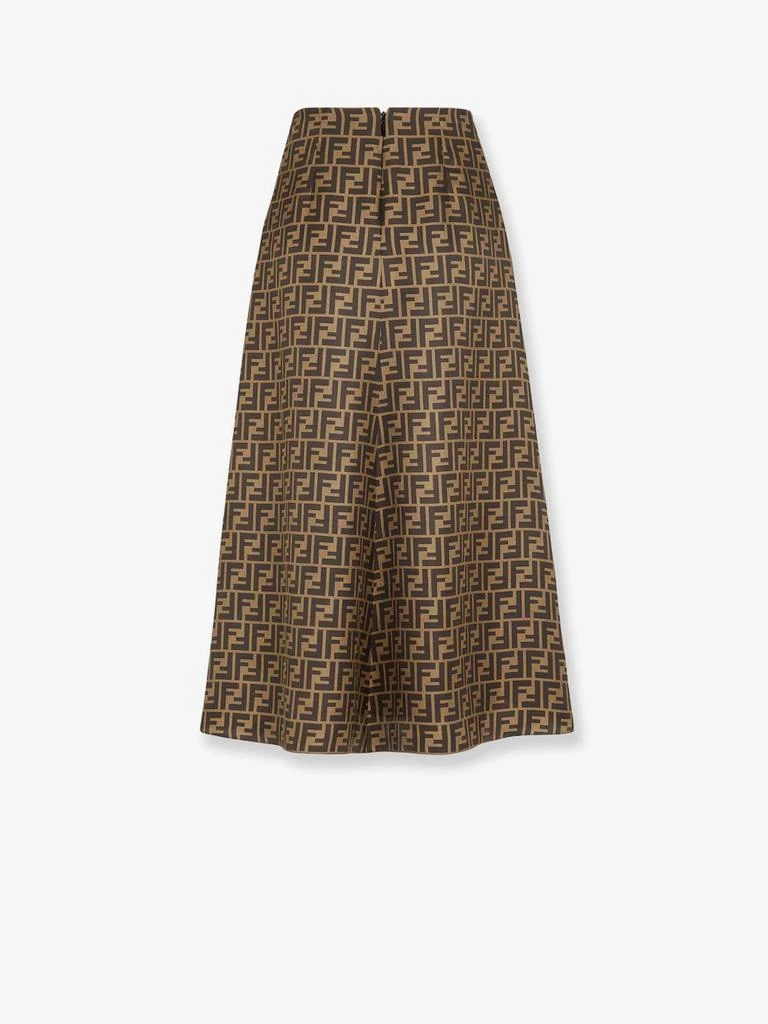 Fendi FF silk skirt 2