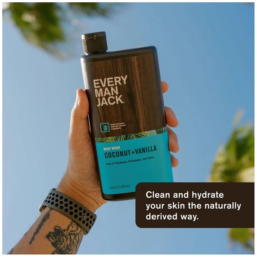 Every Man Jack Body Wash Coconut + Vanilla 6
