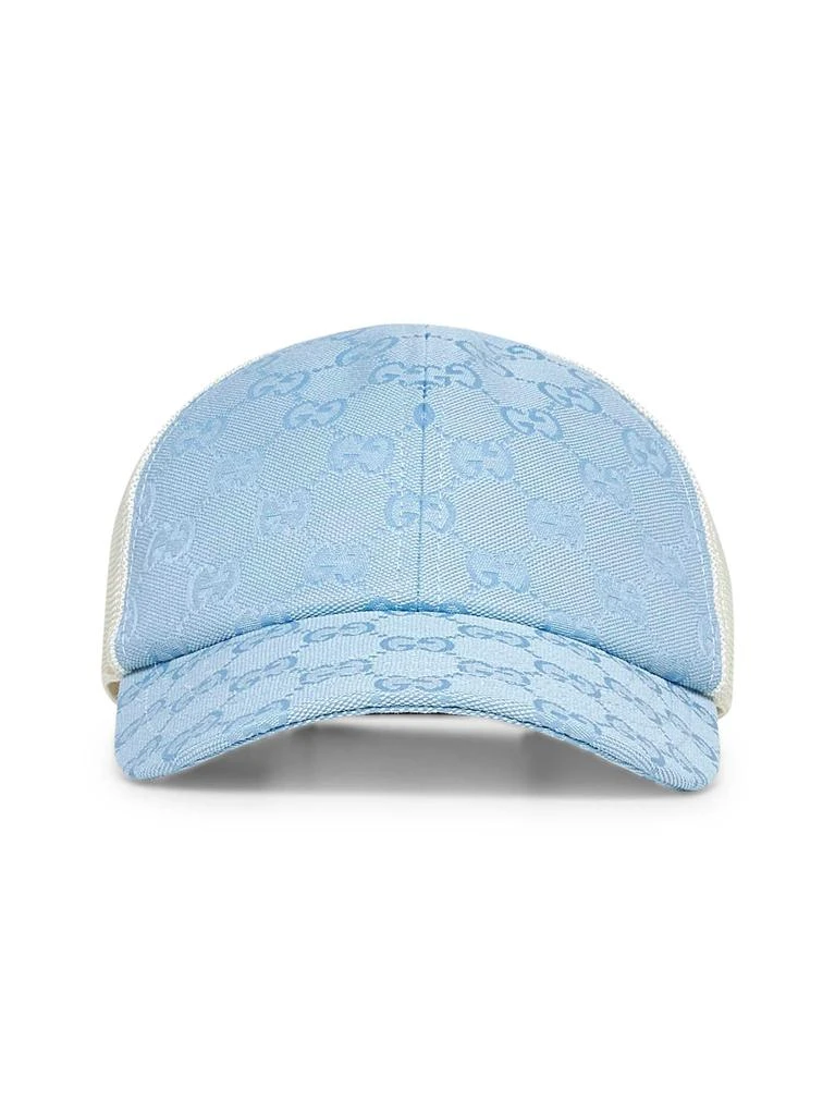 Gucci GUCCI | Light blue Original GG canvas baseball cap  display picture 1