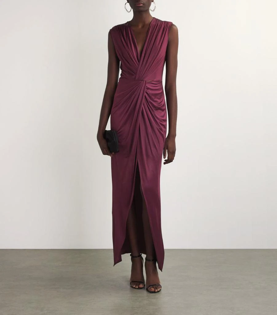 Costarellos Front-Twist Indra Maxi Dress 2