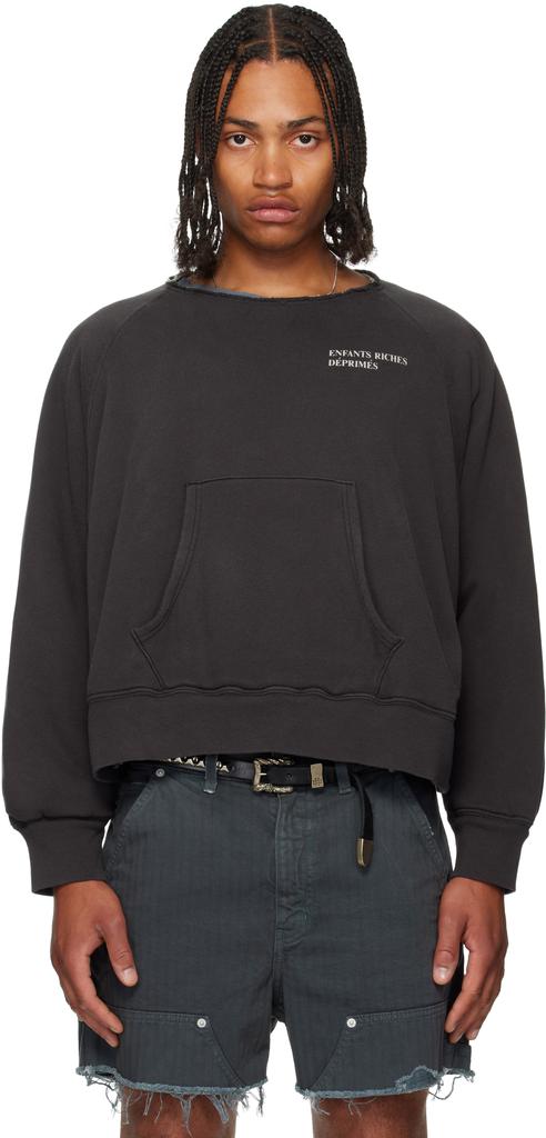 ENFANTS RICHES DÉPRIMÉS グレーオーバーオール Buy Enfants Riches Déprimés men grey jacket with patches for