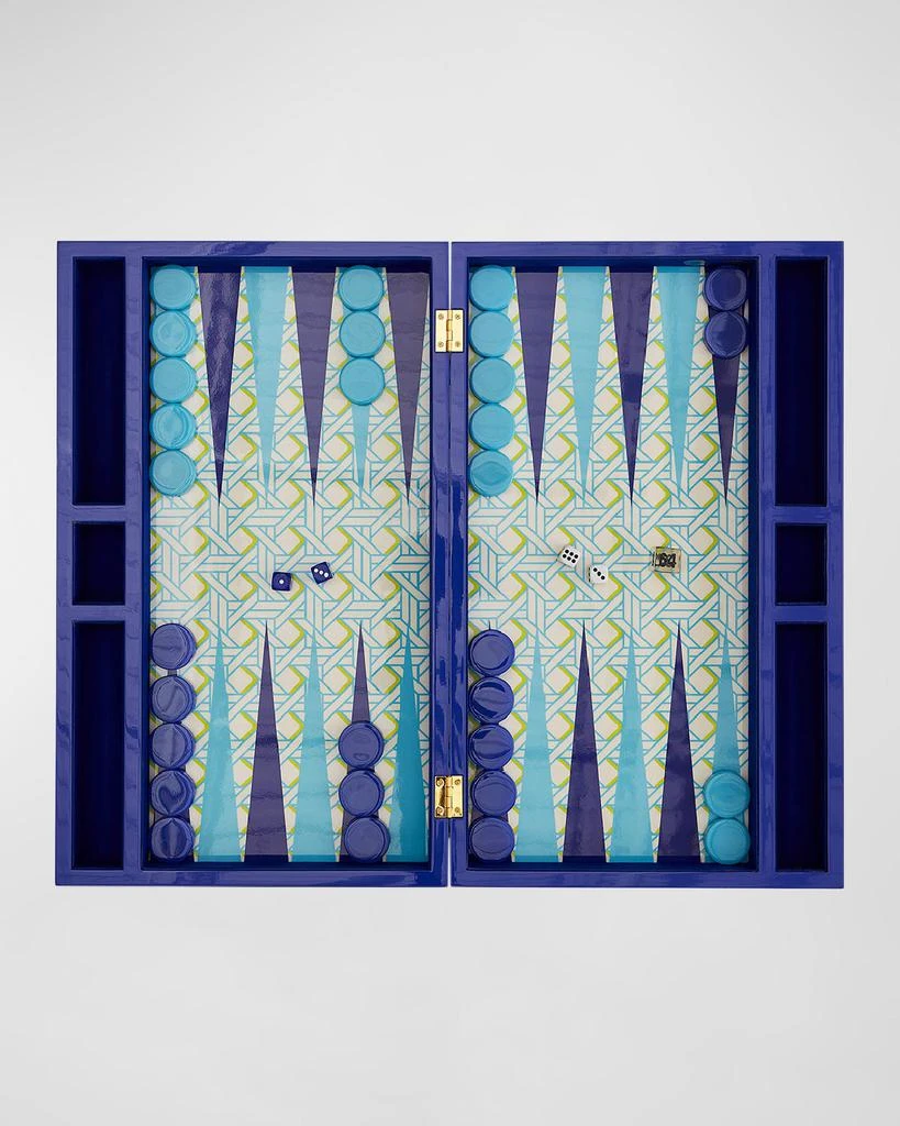 Jonathan Adler Basketweave Backgammon Set 1