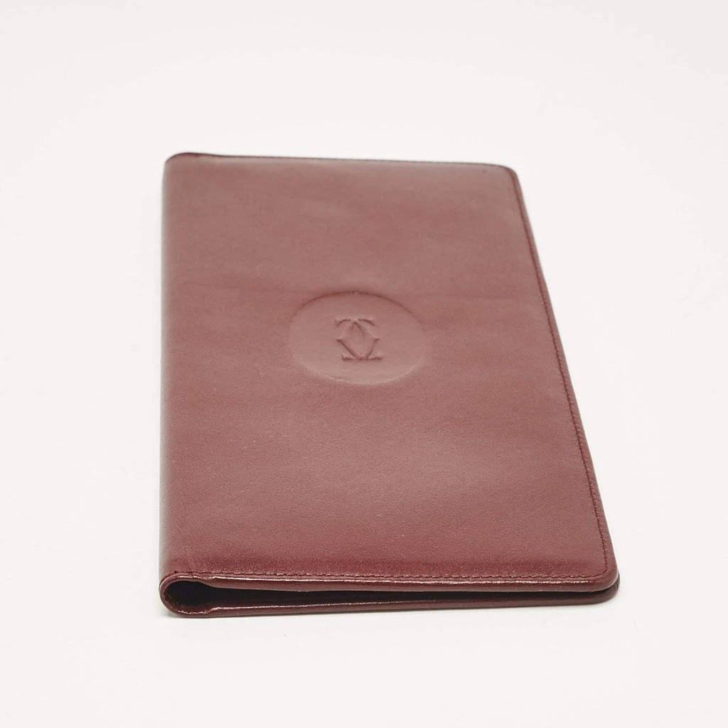 Cartier Cartier Red Leather Must de Cartier Bifold Long Wallet 7