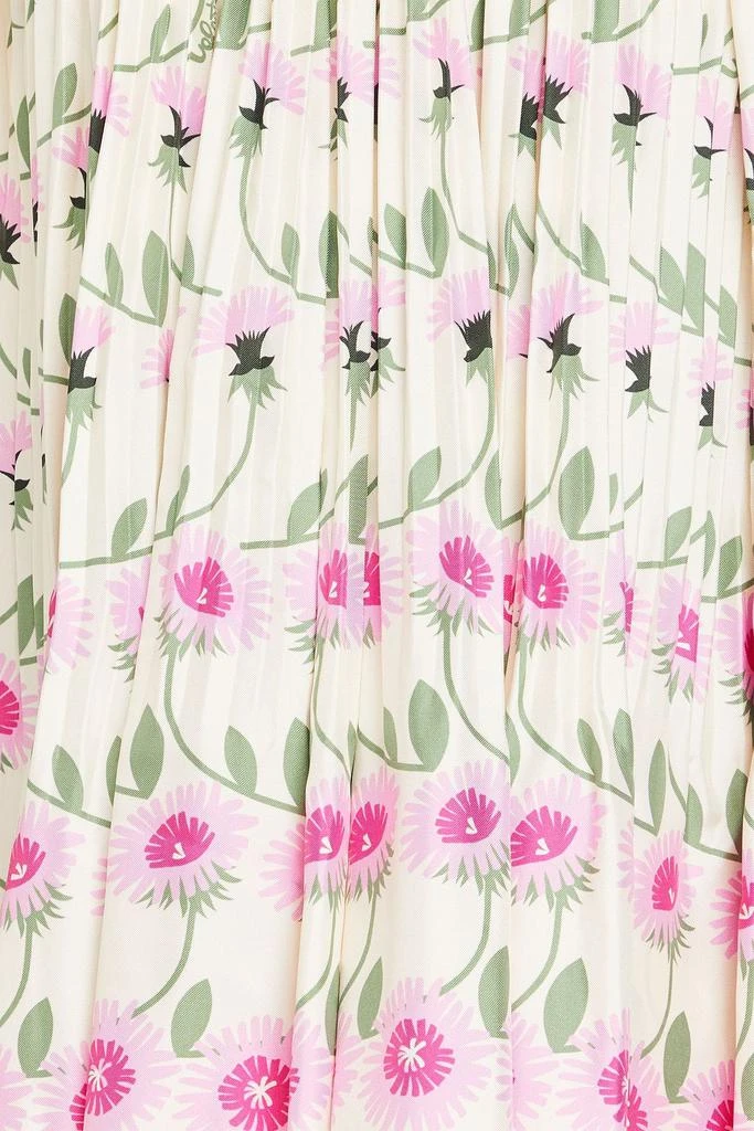 Valentino Cape-effect printed silk-twill mini dress 4