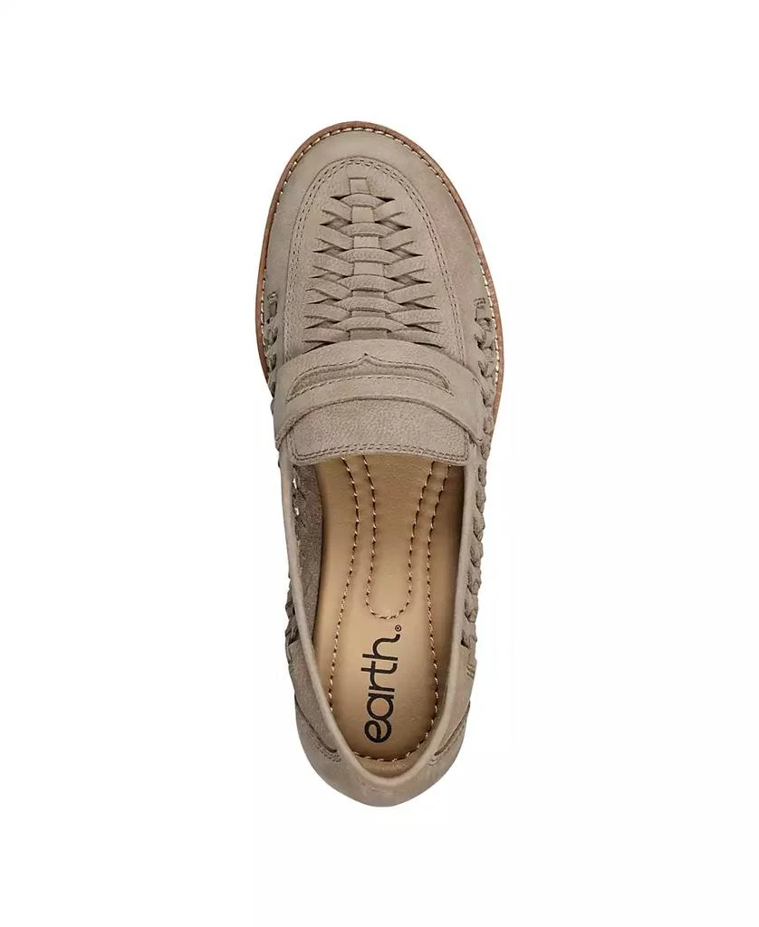 Earth Women's Ella Woven Slip-On Penny Loafers 4
