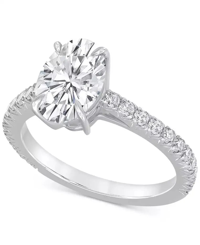 Badgley Mischka Certified Lab Grown Diamond Engagement Ring (2-1/2 ct. t.w.) in 14k Gold
