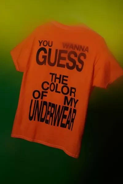 Urban Outfitters Charli XCX Guess Text Graphic Tee 1