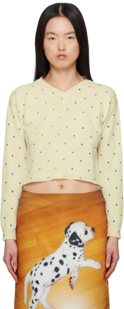 Ashley Williams Off-White Molly Knit Sweater