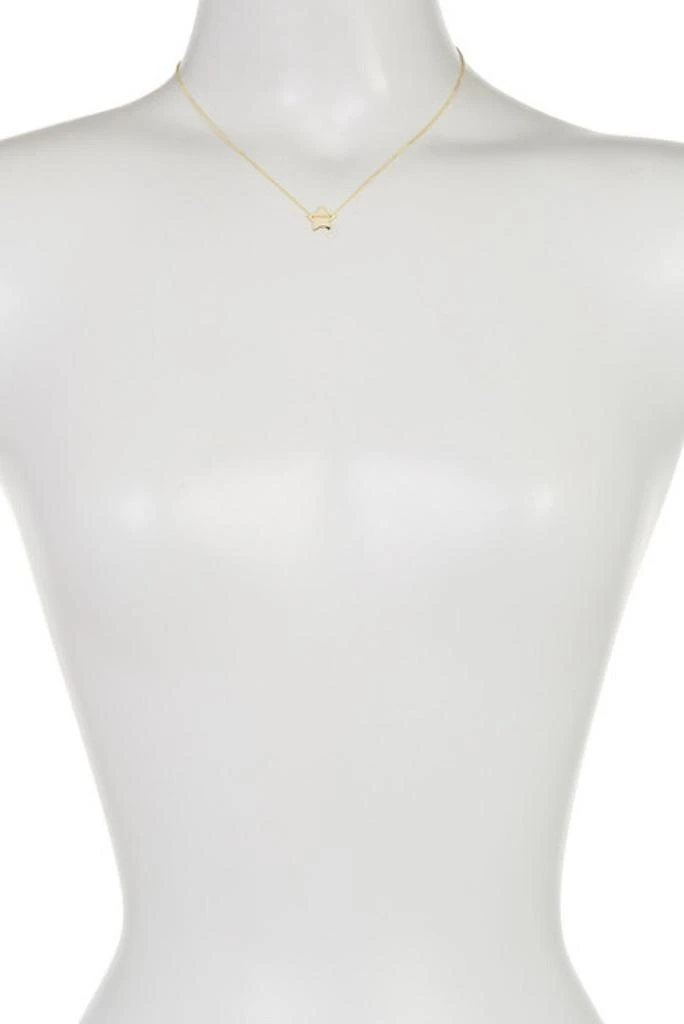 Adornia Adornia Star Pendant Necklace with Pave Diamond gold 2