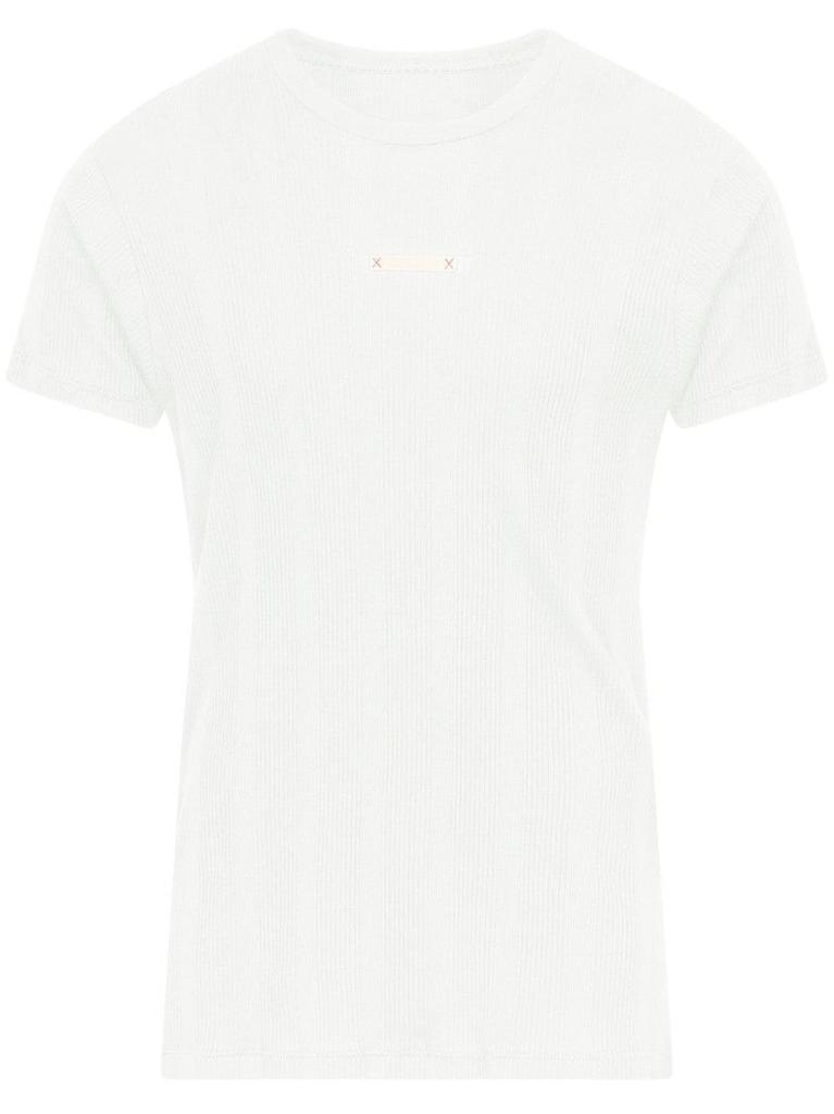 【関税&送料込】Maison Margiela T-Shirt With Ribbed Fabric MAISON MARGIELA T-shirt With Ribbed Fabric - T-Shirts