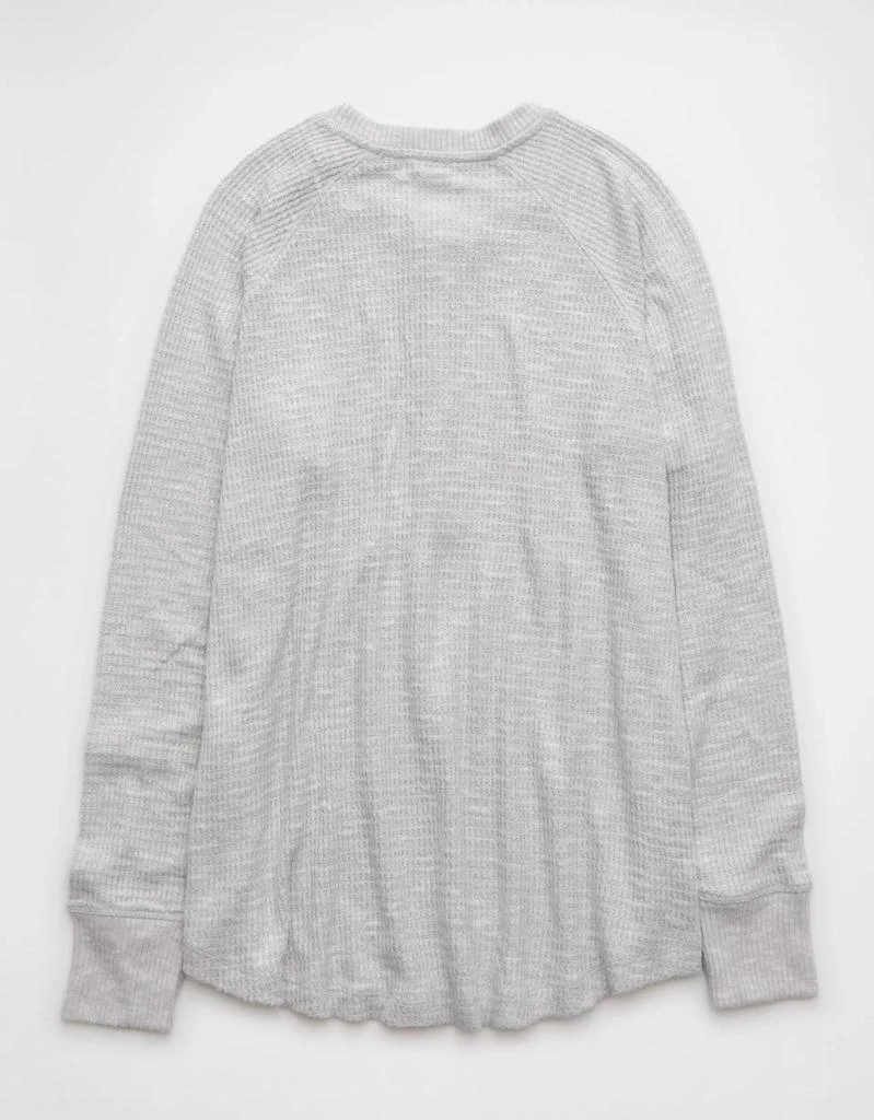 AE AE Plush Long-Sleeve Henley T-Shirt 4