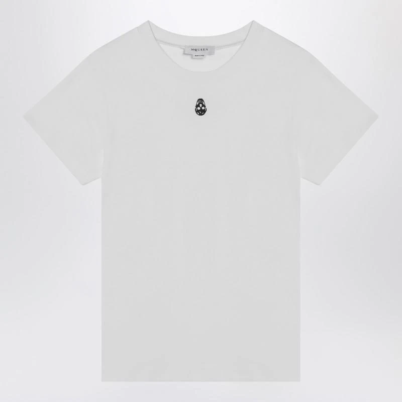 Alexander McQueen Alexander McQueen T-Shirt With Skull Embroidery 1