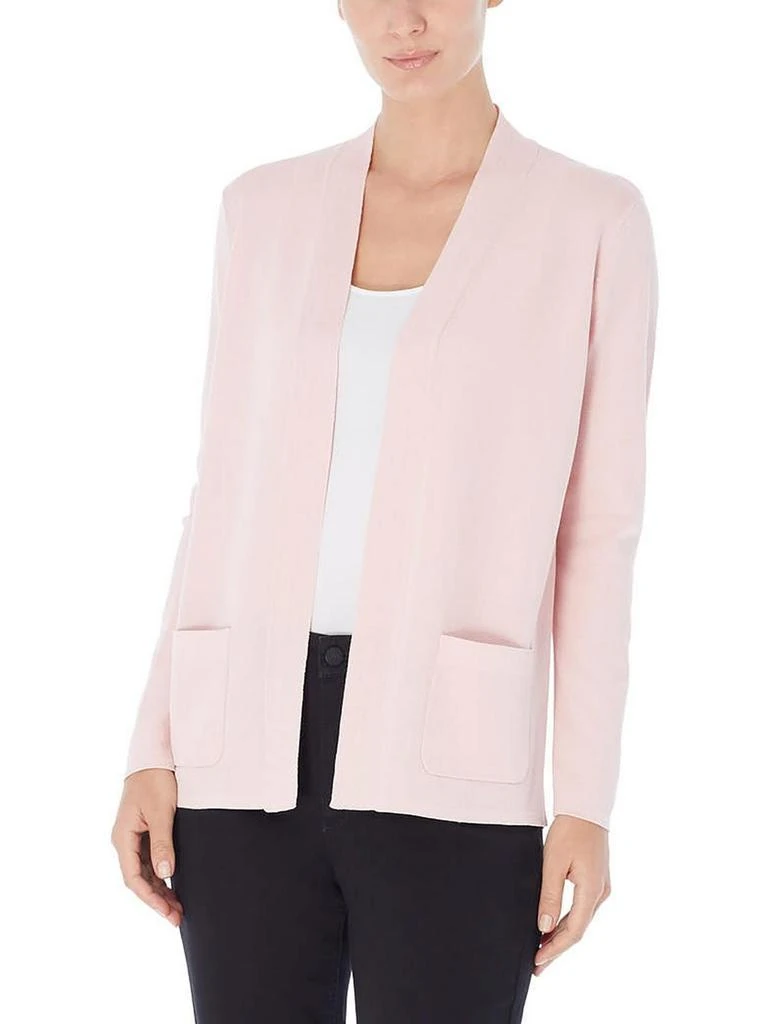 JONES NEW YORK Womens Ribbed Open Front Cardigan Sweater 1