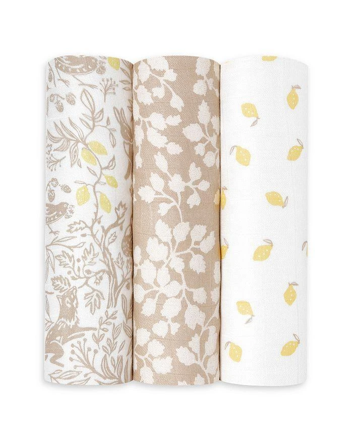 aden + anais Silky Soft Swaddles Woodland, 3 Pack