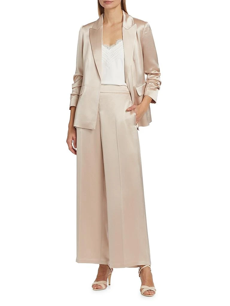 Tahari Ashlynn Satin Single-Breasted Blazer 2