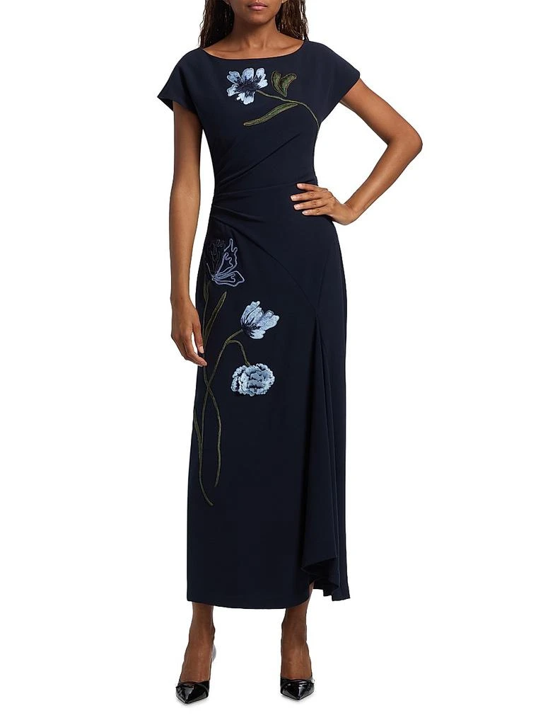 LELA ROSE Cascade Floral Corded Crpe Cocktail Dress - Dresses & Skirts -  Free Shipping - BeyondStyle
